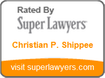 Christian Shippee, Super Lawyers Rising Stars 2012-2016, profile page.